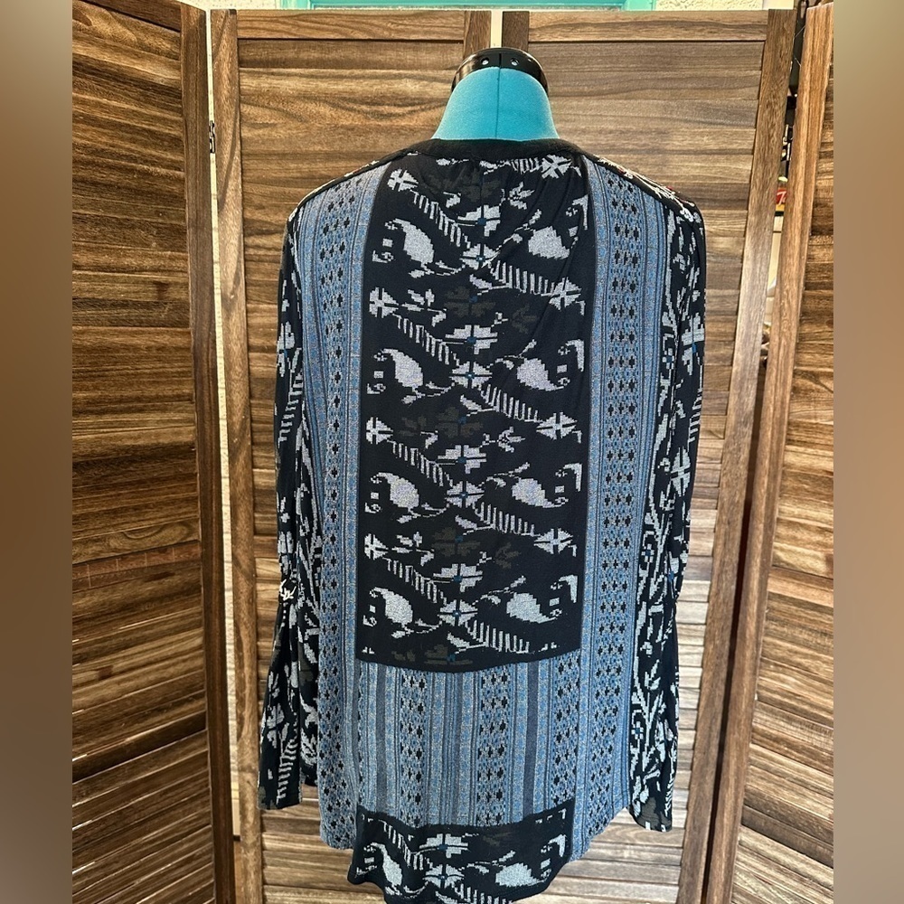 Lucky Brand Boho Witchy Embroidered Top - Picture 5 of 14